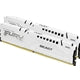 Kingston FURY Beast RGB KF564C32BWEK2-64 64GB (32GB x2) DDR5 6400MT/s White System Memory Kingston FURY Beast RGB KF564C32BWEK2-64 64GB (32GB x2) DDR5 6400MT/s White System Memory